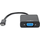 Rocstor 6-Inch USB-C to VGA Adapter - High-Definition Video Output for USB-C Devices