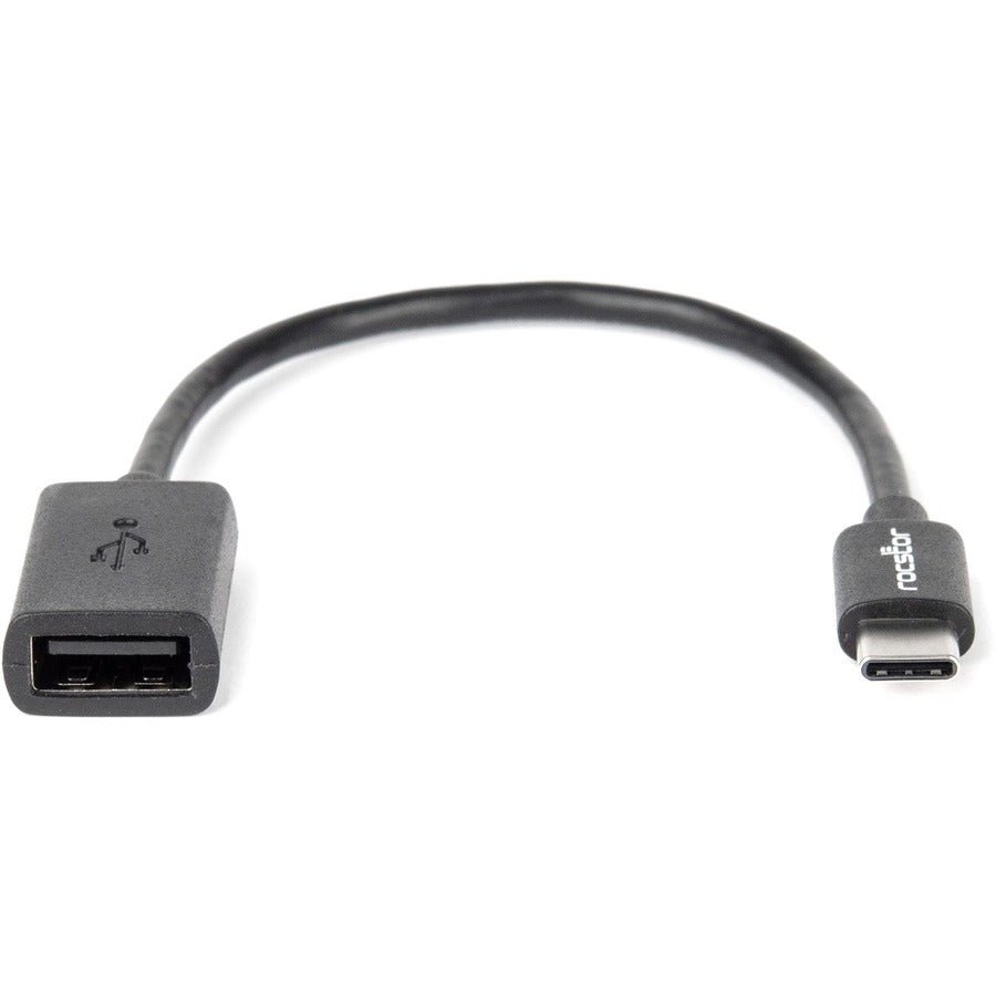 Rocstor Premium 6-Inch USB-C Male to USB-A 2.0 Female Adapter for Fast Data Transfer