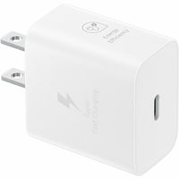Samsung 25W USB-C Power Adapter - Compact Fast Charger with GaN Technology, Eco-Friendly Design