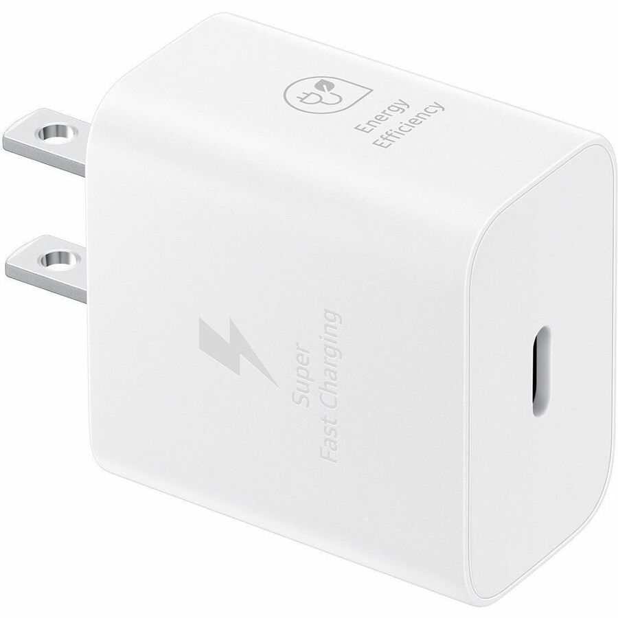 Samsung 25W USB-C Power Adapter - Compact Fast Charger with GaN Technology, Eco-Friendly Design