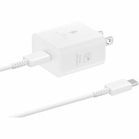 Samsung 25W USB-C Power Adapter - Compact Fast Charger with GaN Technology, Eco-Friendly Design