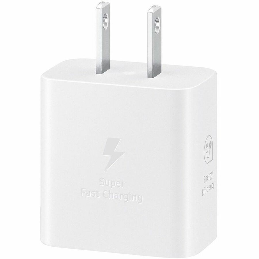 Samsung 25W USB-C Power Adapter - Compact Fast Charger with GaN Technology, Eco-Friendly Design