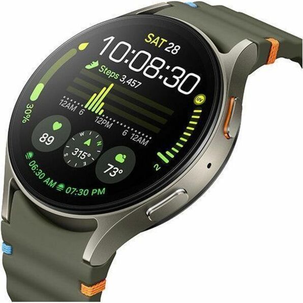 Samsung Galaxy Watch 7 - Black, Heart Health Monitoring, Energy Score & Style On-the-Go