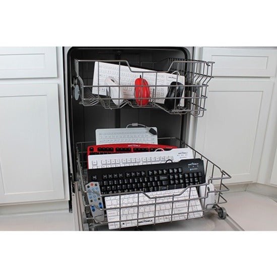 Seal Shield Cleanwipe Waterproof Wireless Keyboard - Medical Grade, Chiclet Design, AES128 Encryption