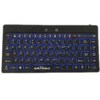Seal Shield Silk Mini Waterproof Keyboard - Backlit, Quiet Touch Technology, IP68 Certified
