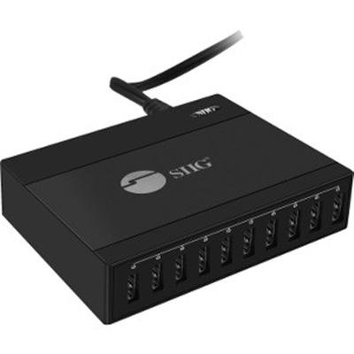 Siig ZenVolt 60W 10-Port USB Charger - Fast Charging Hub for Multiple Devices