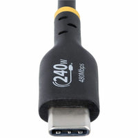 StarTech 13Ft USB-C Cable 240W PD 3.1 EPR Fast Charging 5A USB 2.0 for High-Power Laptops