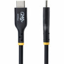 StarTech 13Ft USB-C Cable 240W PD 3.1 EPR Fast Charging 5A USB 2.0 for High-Power Laptops