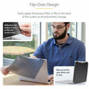 StarTech 14" Anti-Glare Privacy Screen Filter for Laptops - Microlouver Technology, Blue Light Reduction