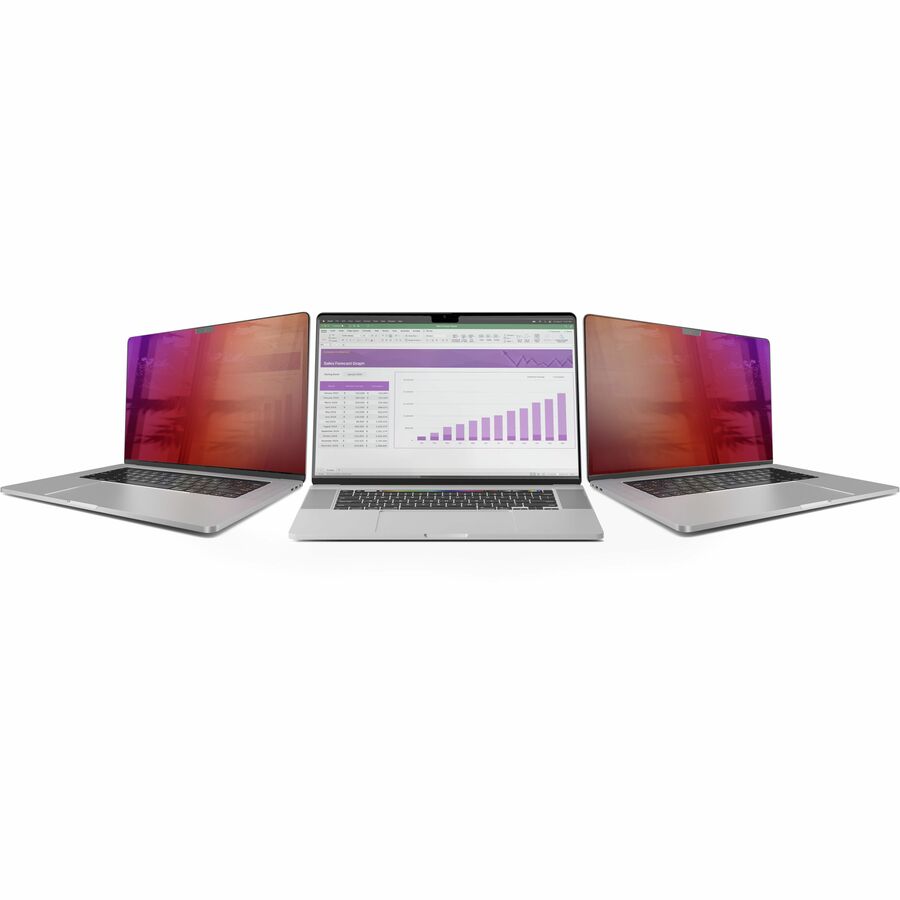 StarTech 14-Inch MacBook Pro Gold Privacy Screen Filter - Double-Sided, Blue Light Reduction