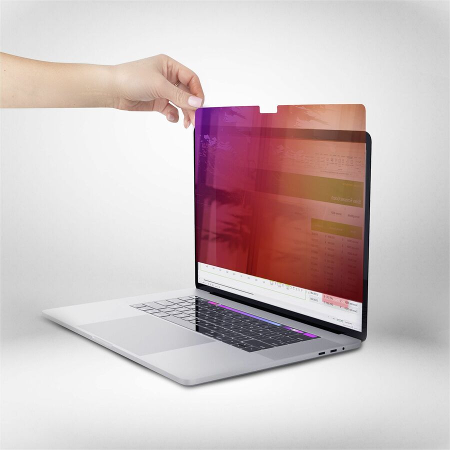 StarTech 14-Inch MacBook Pro Gold Privacy Screen Filter - Double-Sided, Blue Light Reduction