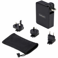 StarTech 140W USB-C GaN Charger PD 3.1 – 3x USB-C, 1x USB-A, Compact & Safe Travel Adapter