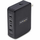 StarTech 140W USB-C GaN Charger PD 3.1 – 3x USB-C, 1x USB-A, Compact & Safe Travel Adapter Default Title