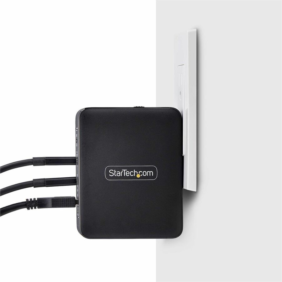StarTech 140W USB-C GaN Charger PD 3.1 – 3x USB-C, 1x USB-A, Compact & Safe Travel Adapter