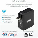 StarTech 140W USB-C GaN Charger with 6ft Cable, PD 3.1, Compact & Safe for MacBook Pro M3 Max