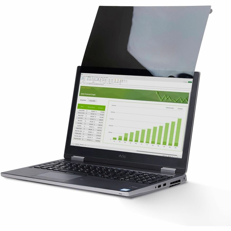 StarTech 15.6-Inch Laptop Privacy Screen Filter - 16:9, Flip-Up, Blue Light Reduction