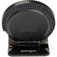 StarTech 15W Qi Wireless Charging Stand - Adjustable Fast Charge for iPhone & Samsung