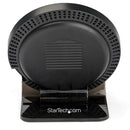 StarTech 15W Qi Wireless Charging Stand - Adjustable Fast Charge for iPhone & Samsung