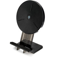 StarTech 15W Qi Wireless Charging Stand - Adjustable Fast Charge for iPhone & Samsung