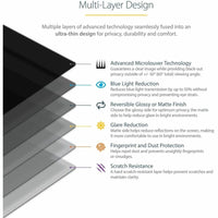 StarTech 18.5" Privacy Screen Filter | Blue Light Reduction & Anti-Glare | Reversible Design