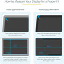 StarTech 18.5" Privacy Screen Filter | Blue Light Reduction & Anti-Glare | Reversible Design