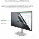 StarTech 19-Inch Monitor Privacy Screen Filter - Reversible Matte/Glossy Finish, Blue Light Reduction, Antimicrobial