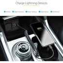 StarTech 1M Coiled USB C to Lightning Cable - MFi Certified, Durable TPE Jacket, Aramid Fiber Reinforced