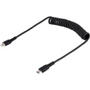 StarTech 1M Coiled USB C to Lightning Cable - MFi Certified, Durable TPE Jacket, Aramid Fiber Reinforced