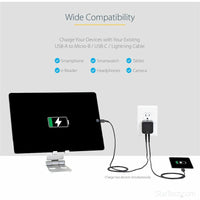 StarTech 2-Port Travel Charger - Black, World Ready, Dual USB, Compact Design, Universal Adapter