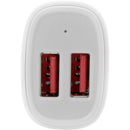 StarTech 2-Port USB Car Charger, 24W Power Delivery, Dual-Port Tablet & Phone Charger - White