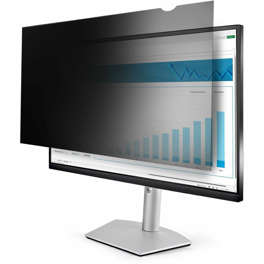 StarTech 20 Inch Monitor Privacy Screen Filter with Blue Light Reduction and Antimicrobial Coating