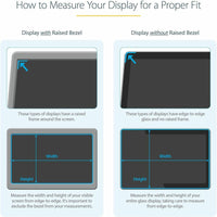 StarTech 21.5 Inch Privacy Screen Filter - Reversible, Antimicrobial, 16:9 Aspect Ratio