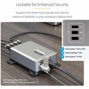 StarTech 240W USB-C GaN Desk Charger, 4-Port Multifunction Charging Hub for Boardrooms