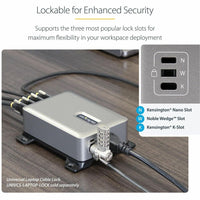 StarTech 240W USB-C GaN Desk Charger, 4-Port Multifunction Charging Hub for Boardrooms