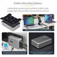 StarTech 240W USB-C GaN Desk Charger, 4-Port Multifunction Charging Hub for Boardrooms