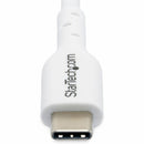 StarTech 2m USB-C Charging Cable 60W Power Delivery 3A Fast Charge USB 2.0 White