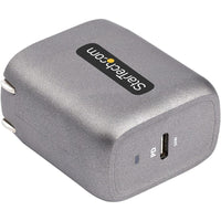 StarTech 30W GaN USB-C Charger with Power Delivery & 6.6ft Cable - Fast Charging for Laptops, Phones & Tablets