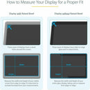 StarTech 32-Inch Privacy Screen Filter with Blue Light Reduction and Antimicrobial Protection