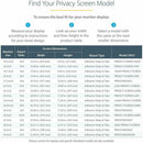 StarTech 32-Inch Privacy Screen Filter with Blue Light Reduction and Antimicrobial Protection