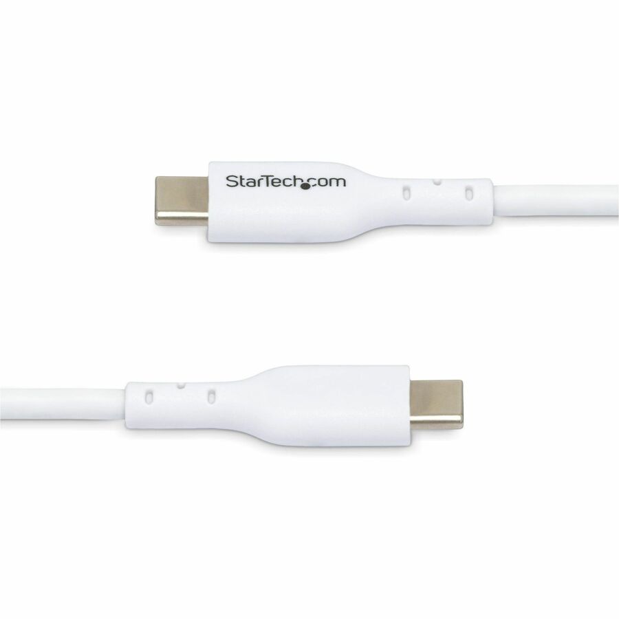 StarTech 3Ft USB-C Cable | 60W Power Delivery Fast Charging | Durable TPE Design