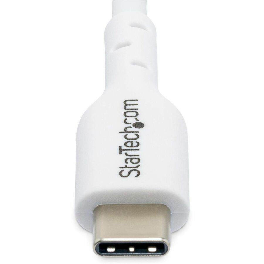 StarTech 3M USB-C Charging Cable 60W PD 3A Fast Charging for Laptops & Mobile Devices - White