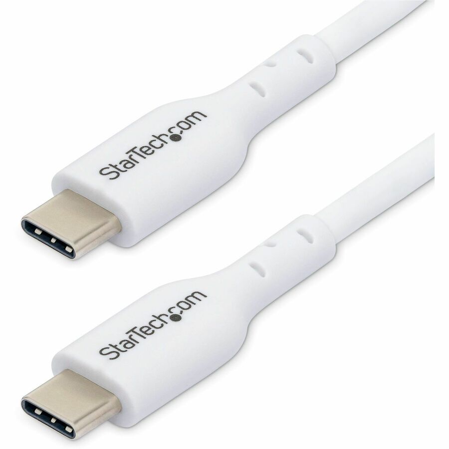 StarTech 3M USB-C Charging Cable 60W PD 3A Fast Charging for Laptops & Mobile Devices - White