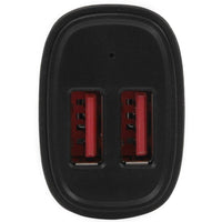 StarTech Dual USB Car Charger, 24W High-Powered, 2 Ports for iPhone & Tablets, Smart IC Technology