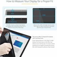 StarTech Magnetic Privacy Screen for 15" Laptops | Blue Light Reduction & Antimicrobial Protection | Reversible Matte/Gloss Finish
