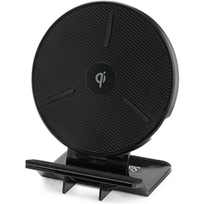 Startech Qi Wireless Charging Stand 15W Fast Charger with Adjustable Stand - Black