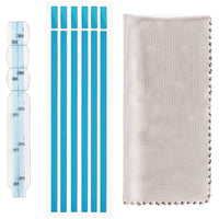 StarTech Universal Privacy Screen Installation Kit with Adhesive Strips and Mounting Tabs for 32" Monitors