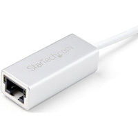StarTech USB 3.0 Gigabit Ethernet Adapter - Silver, Plug and Play for MacBook & Chromebook