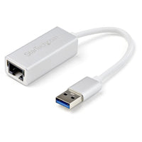 StarTech USB 3.0 Gigabit Ethernet Adapter - Silver, Plug and Play for MacBook & Chromebook Default Title