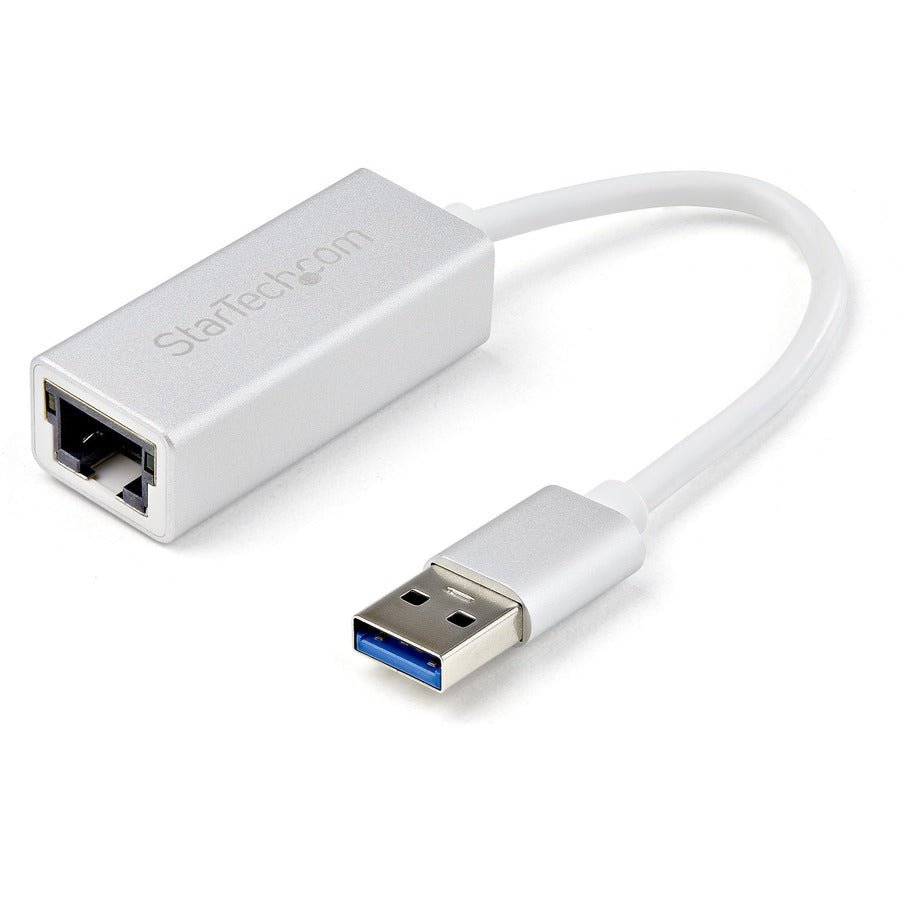 StarTech USB 3.0 Gigabit Ethernet Adapter - Silver, Plug and Play for MacBook & Chromebook