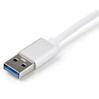 StarTech USB 3.0 Gigabit Ethernet Adapter - Silver, Plug and Play for MacBook & Chromebook